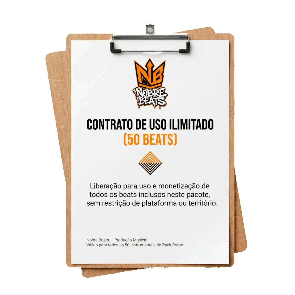 Contrato de uso ilimitado dos 50 beats