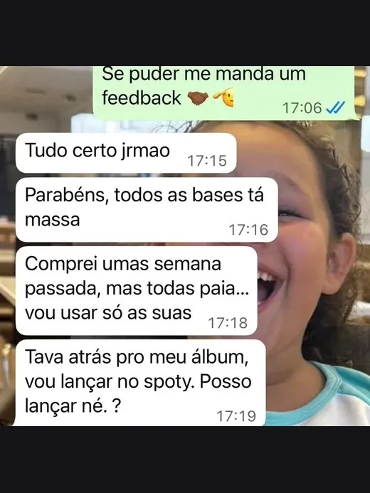 Comprador diz que já comprou outros packs e vai usar só os do Nobre Beats no álbum